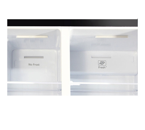 Холодильник GINZZU NFK-610 Black glass