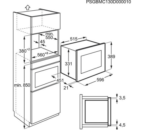 Встраиваемая микроволновая печь ZANUSSI zsg 25224 xa