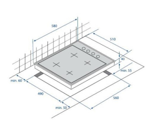 Поверхность BEKO hizg 64121 ar