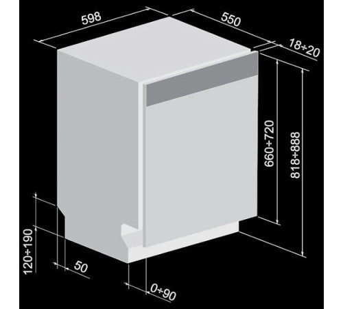 Посудомоечная машина BELTRATTO li 6000