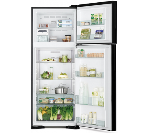 Холодильник HITACHI R-VG 542 PU7 GPW белое стекло