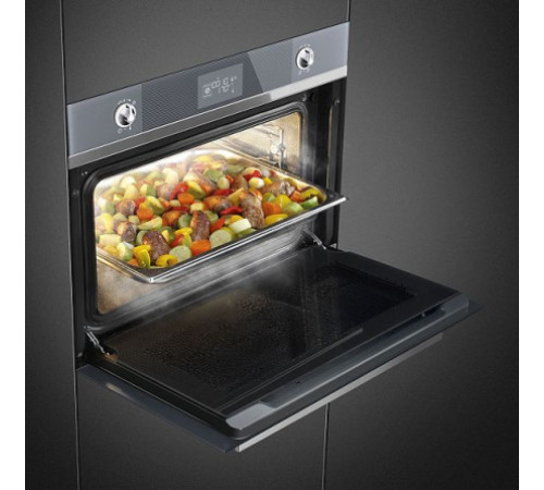 Духовой шкаф электрический компактный SMEG SF4102VCS