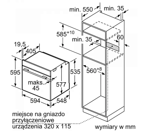 Духовой шкаф BOSCH HBG7361B1