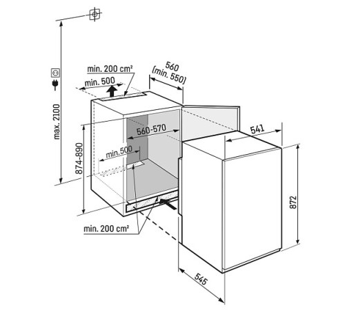 Морозильная камера LIEBHERR IFSd 3904