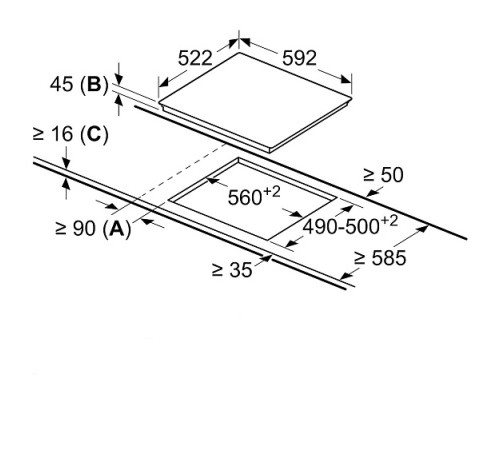 Варочная поверхность BOSCH PKE611D17M