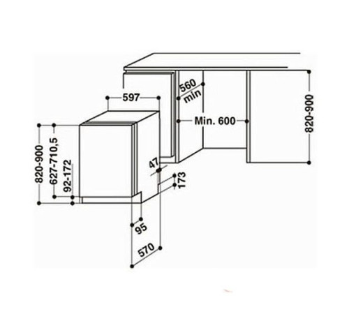 Посудомоечная машина Hotpoint-Ariston HIO 3O32 W