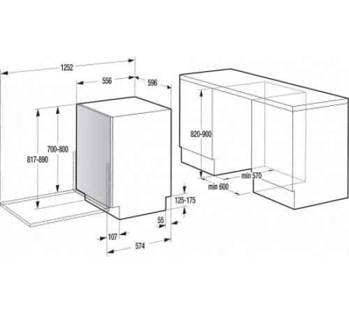 Встраиваемая посудомоечная машина Gorenje GDV670SD