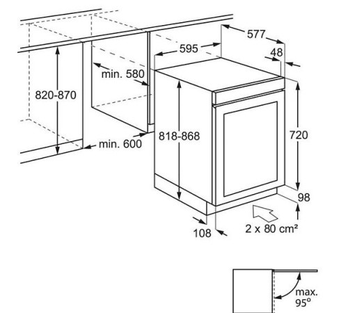 Винный шкаф ELECTROLUX EWUS040B8B