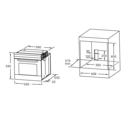 Духовой шкаф AKPO PEA 7009MED03 IX