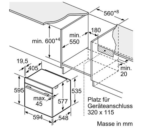 Духовой шкаф BOSCH HBG7722B1
