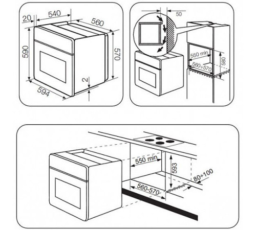 Духовой шкаф ZANUSSI zob 5282 cc