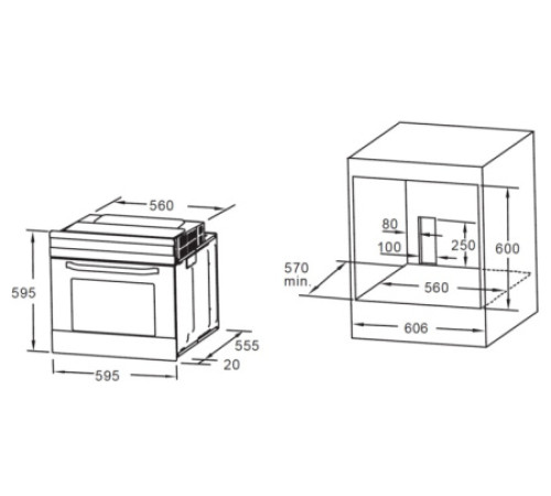 Духовой шкаф AKPO PEA 6508F MMD01 WH