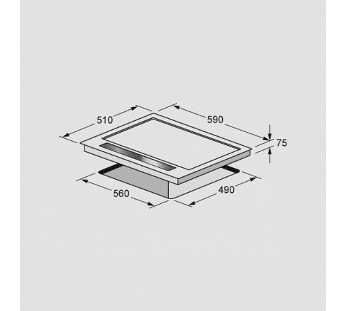 Варочная поверхность Fulgor Milano CPH 604 G TC нержавеющая сталь