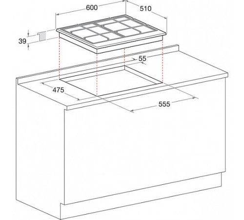 Поверхность HOTPOINT-ARISTON 7 hpc 640 t ow r