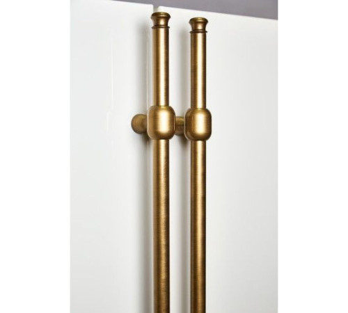 Холодильник IO MABE ORE24CGHFBI бежевый, ручки золото/бронза