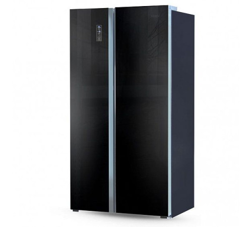 Холодильник GINZZU NFK-530 Black glass