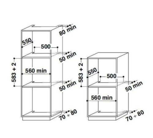 Встраиваемый газовый духовой шкаф WHIRLPOOL AKP 807/NB