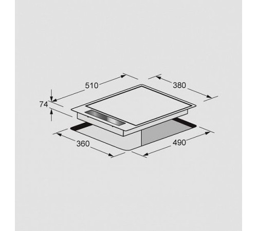 Варочная поверхность Fulgor Milano CPH 402 G TC нержавеющая сталь