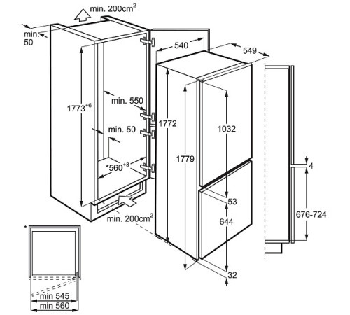 Холодильник ELECTROLUX KNT1LF18S1