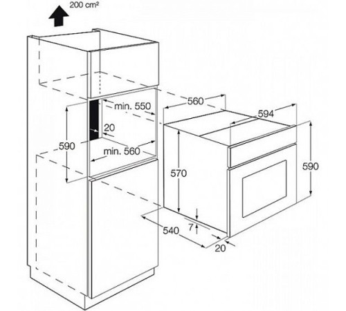 Духовой шкаф ZANUSSI zob 10401 xv