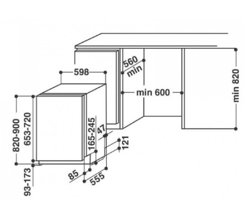 Посудомоечная машина Whirlpool WIE 2B19