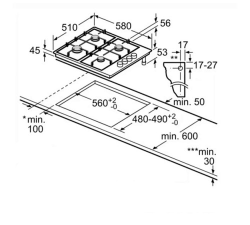 Варочная поверхность BOSCH PBP6C2B82O