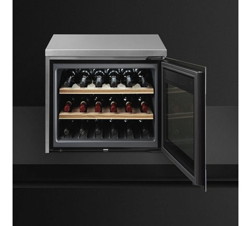 Встраиваемый винный шкаф SMEG CVF318X