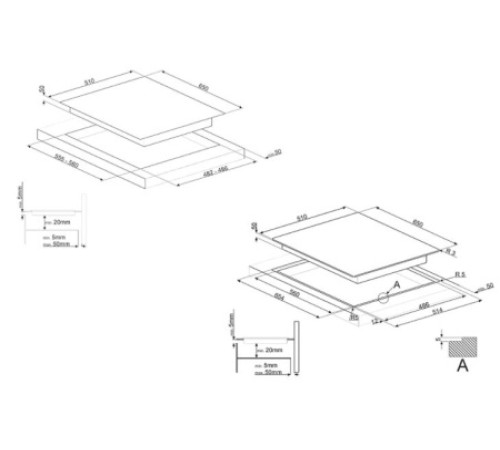 Варочная панель SMEG PM3621WLD