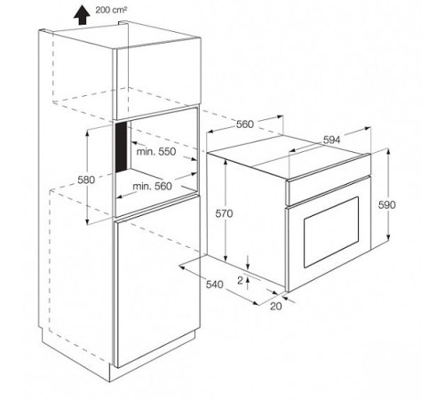 Духовой шкаф ZANUSSI zob 35712 kx