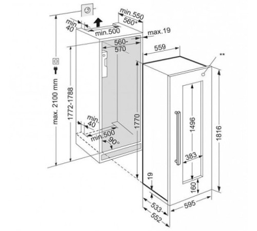 Винный холодильник LIEBHERR EWTdf 3553-21 001