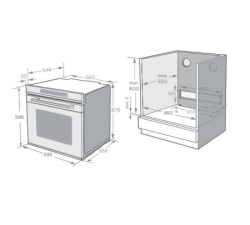 Духовой шкаф AKPO PEA 7213 TDH BL