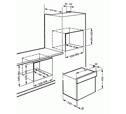 Встраиваемая микроволновая печь SMEG sc745mao