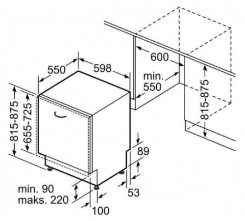 Посудомоечная машина SIEMENS SN 615X03EE