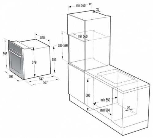 Духовой шкаф GORENJE BO 637 ORA B