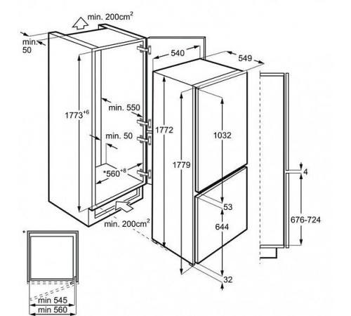 Холодильник ELECTROLUX RNT2LF18S