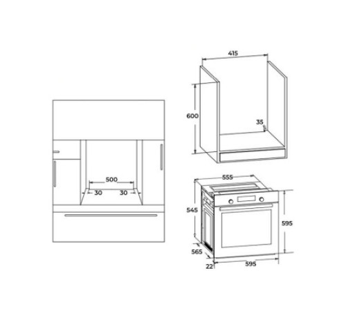 Духовой шкаф DELVENTO V6EM68011