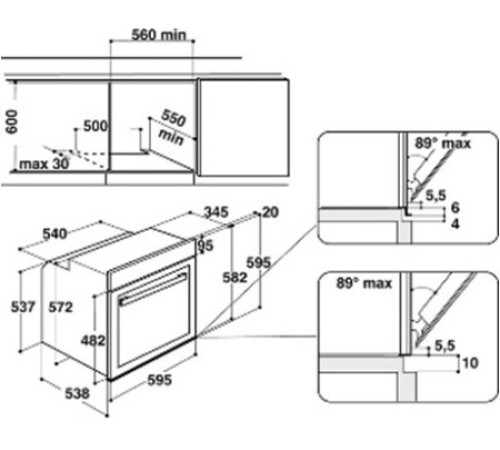 Духовой шкаф WHIRLPOOL akzm7540/s