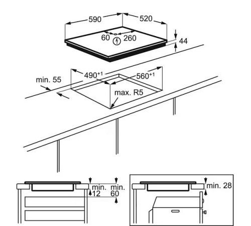 Варочная поверхность ELECTROLUX EIS6134