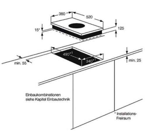 Поверхность AEG hc 451500 eb