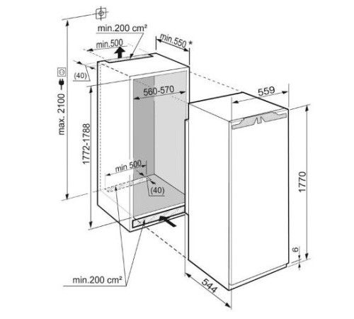Холодильник LIEBHERR IKB 3560