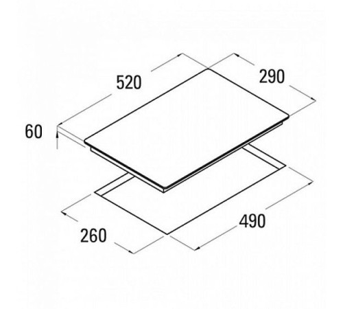 Варочная панель CATA T 3102 BK
