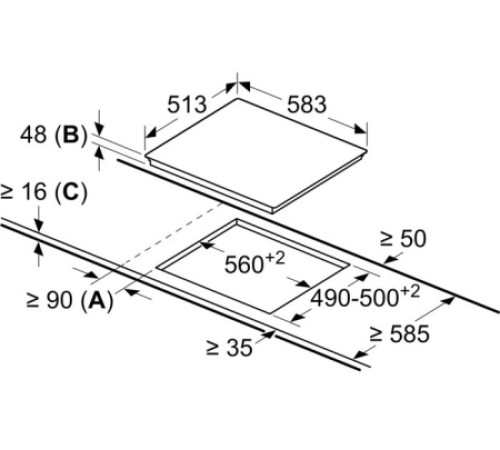 Варочная поверхность BOSCH PKE645BB2E