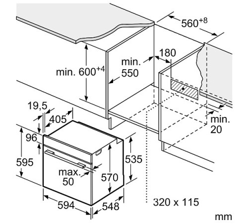 Духовой шкаф BOSCH HBA513BS1