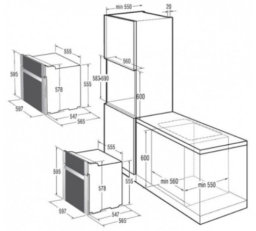 Духовой шкаф GORENJE bo 71 sy2 w