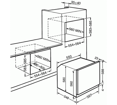 Духовой шкаф SMEG SFP121SE