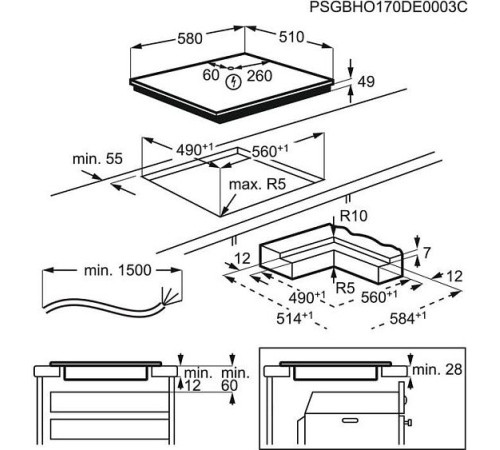 Варочная поверхность AEG IKE64450IB