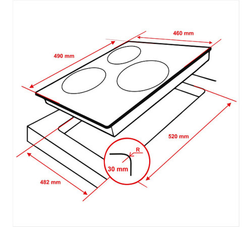 Варочная поверхность GINZZU HCI-304