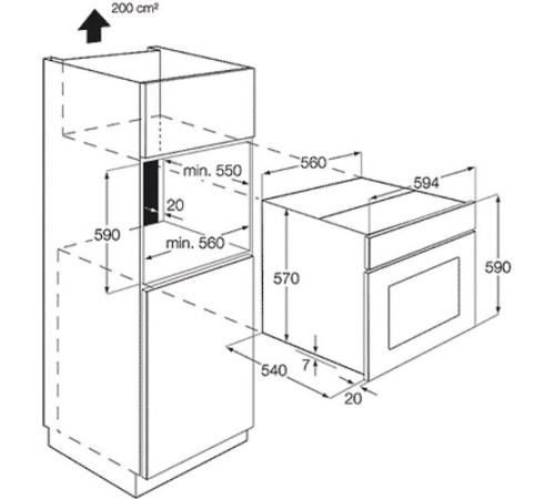 Духовой шкаф ZANUSSI zob 532702 b