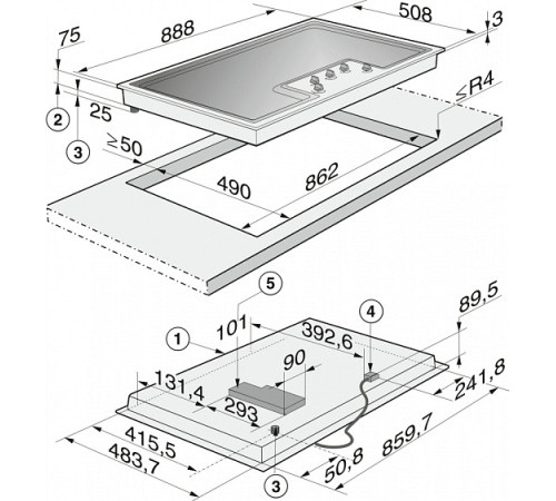 Варочная поверхность MIELE KM2356-1