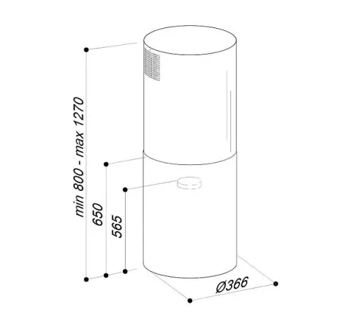 Вытяжка SIRIUS MO 407 B